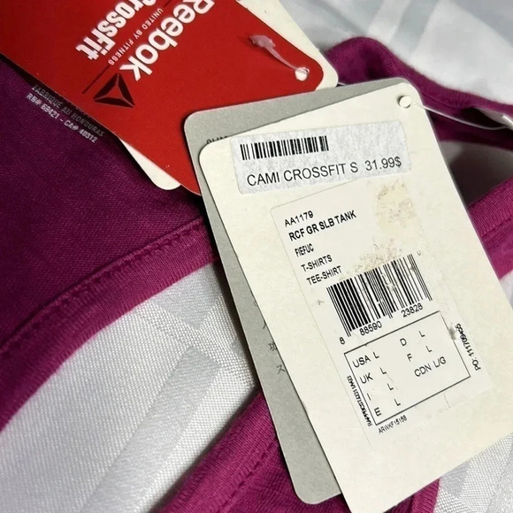 racerback tank top .Reebok CrossFit cotton 💯 ,
gym,activewear,NWT - Picture 9 of 11
